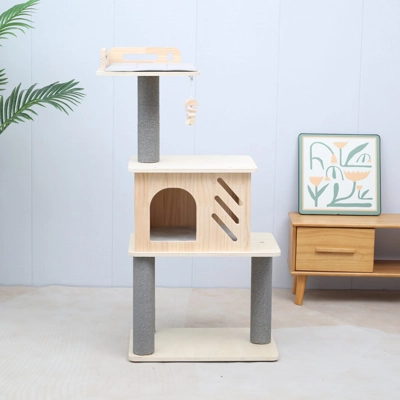 מתקן גירוד 2 קומות לחתול ColaCat