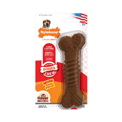 נילבון עצם לעיסה קשיחה בטעם עסיסי לכלב L