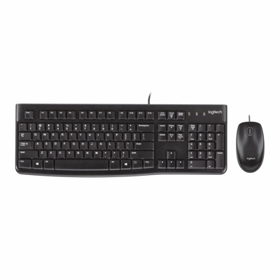 סט מקלדת ועכבר חוטי Logitech MK120