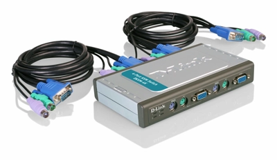 D-Link KVM Switch Digital 4 Port PS/2
