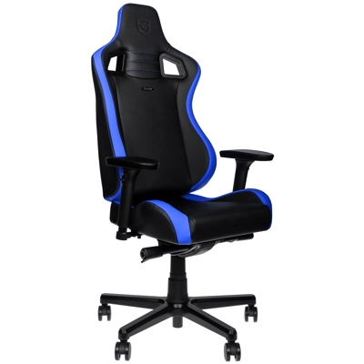 כיסא גיימינג Noblechairs EPIC Compact Black/Carbon/Blue בצבע שחור/קרבון/כחול