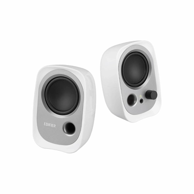 רמקולים בצבע לבן Edifier 2.0 R12U 4W USB