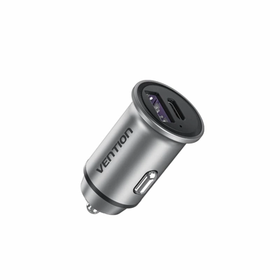 מטען לרכב 30W USB-A/C טעינה מהירה