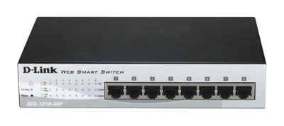 Switch 8 Port 10/100 (8X PoE) (56W), Metal