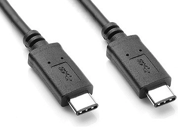 כבל USB 3.1 Gen1 5Gbps 3A תקע C זכר 1 מטר