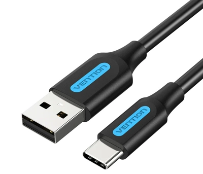 Vention USB-A to USB-C 3A/5Gbps "Fast Charging and Data Transfer" 1m Cable