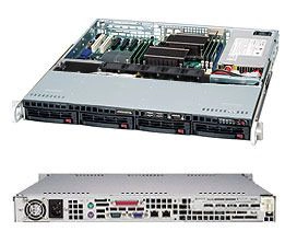 Supermicro Single CPU Advanced 1U Redundant Server with high memory capacity