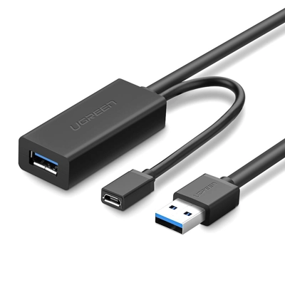 כבל UGREEN USB-A 3.0 Male To Female Extension 5m Active