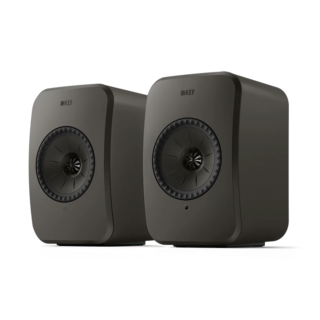 זוג רמקולים מדפיים אלחוטיים ומוגברים KEF LSX II LT