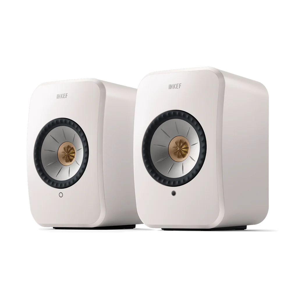 זוג רמקולים מדפיים אלחוטיים ומוגברים KEF LSX II HiFi