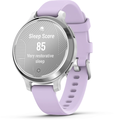 שעון חכם – Lily 2 Active כסוף עם רצועת סיליקון סגולה