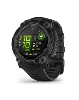 שעון ספורט חכם – Instinct 3 Amoled | 45mm Black Bezel with Black Band