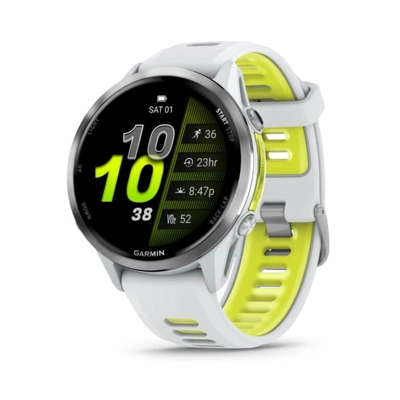 שעון מולטיספורט חכם – Forerunner 970 Whitestone/Amp Yellow| 47mm