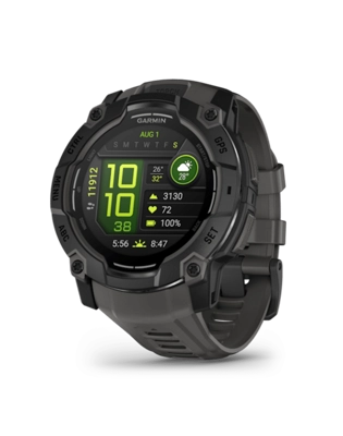 שעון ספורט חכם – Instinct 3 Amoled | 50mm Black with Charcoal Band
