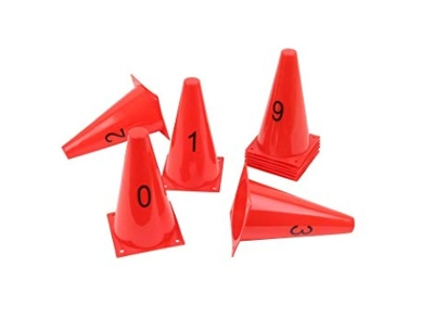 סט קונוסים ממוספרים 0-9